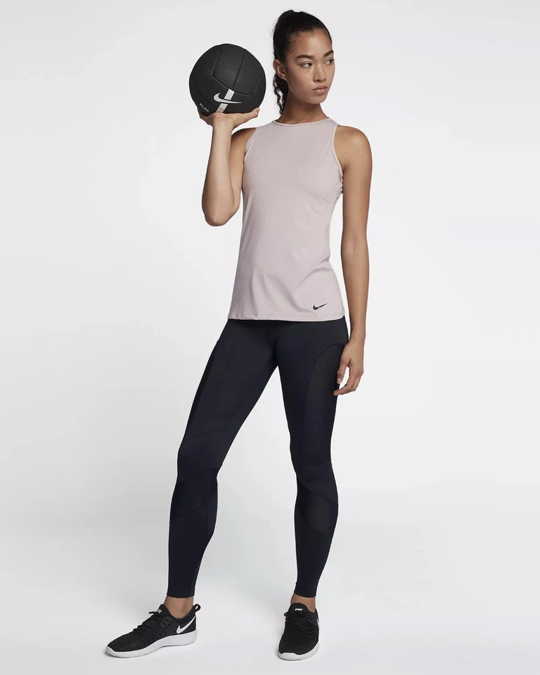WOMENS NIKE POWER TIGHT FIT YOGA PILATES BARRE GYM TRAINING TIGHTS - MED - $100 - Image 1 of 4