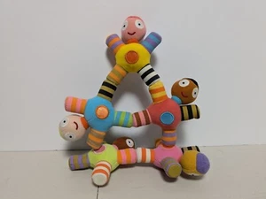 Vintage 2004 ZOLO KUSHIES STACROBATS  TODDLER MAGNETIC STACKING SET - Picture 1 of 4