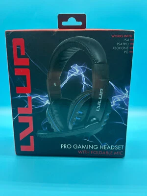 LVLUP Pro Gaming Headset W/ Foldable Mic New- PS4 PS4 Pro Xbox One PC - Image 1 of 4