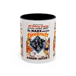 Cult Classic Movie Poster Art Accent Coffee Mug (11, 15oz) - Cocoanuts | Marx Br - Picture 1 of 40