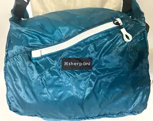 Sherpani Crossbody Bag Purse Nylon Teal lightweight packable Travel - Picture 1 of 9