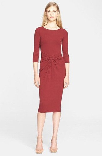 Abito Michael Kors Twist davanti in jersey opaco (taglia 8)