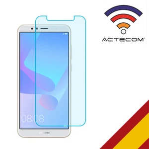 ACTECOM® PROTECTOR DE PANTALLA PARA HUAWEI Y6 2018 CRISTAL VIDRIO TEMPLADO - Imagen 1 de 3