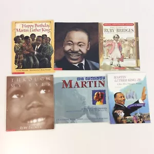 Martin Luther King Jr MLK Civil Rights Black History African American 6 Book Lot - Imagen 1 de 4