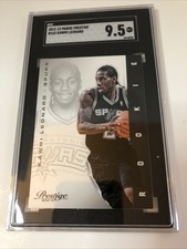 2012-13 Prestige #162 SGC 9.5 Kawhi Leonard Rookie Card RC