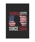 Merica Lover Since 1974: Blank Lined Notebook / Journal (6 X 9 -120 Pages) - Gif