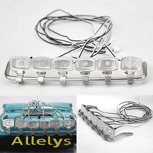 Metal Car Roof Spotlight LED Lights For 1/14 Tamiya Man TGX26.540 Tractor Truck - Picture 1 of 5