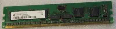 Qimonda HYS72T32000DR-5-B 256MB DDR2 400MHZ PC2-3200 240-PIN CL-3 ECC REG DIMM - Image 1 of 4