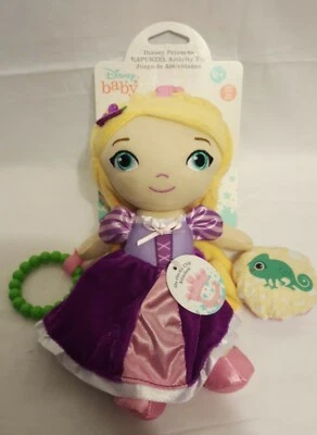 Juguete de Actividad Disney Baby Rapunzel - Muñeca de Peluche Enredada 9" - 0+ - Nuevo con Etiquetas Foto 1 de 2