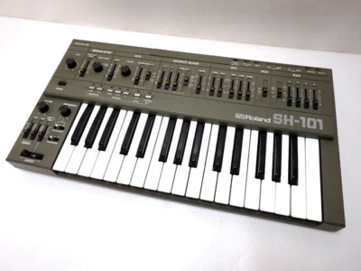 Roland SH-101 monophonic bass synthesizer keyboard Music Instruments Used - Image 1 of 4