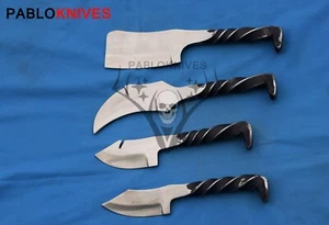 Juego de 4 cuchillos de chef modernos de cocina de acero al carbono mango Full Tang - Imagen 1 de 4
