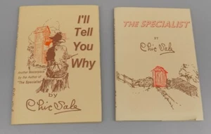 Vtg Charles Chic Sale The Specialist & I'll Tell You Why Book Lot 1956 57 HB DJ - Imagen 1 de 10