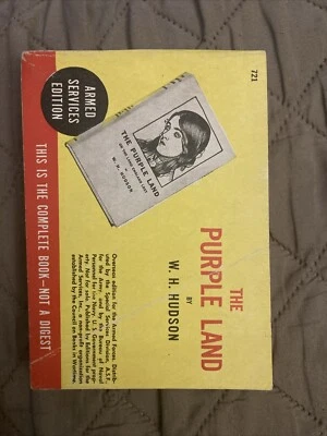 WW2 Vintage Pb,  Purple Land By Huddon, , Armed Service Ed 721, 1945, VG+ - Imagem 1 de 4