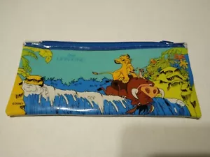 Bolso lápiz vintage Rey León años 1990 gráficos vibrantes - Imagen 1 de 2