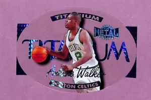 RARO 1997-98 Skybox Metal Universe Titanio Antoine Walker Inserto 14 de 20 - Imagen 1 de 2