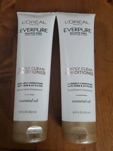 New L'OREAL Everpure Simply Clean Sulfate-Free Color Care Conditioner - Picture 1 of 6