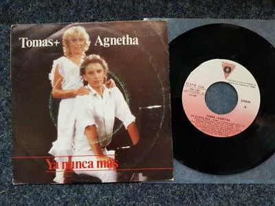 7" Single Vinyl Agnetha Fältskog & Tomas Ledin - Ya nunca mas SUNG IN SPANISH/ A - Image 1 of 4