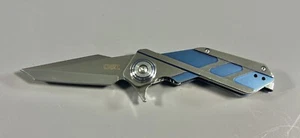 CRKT Deviation Folding Pocket Knife Dual Blade Finish, Tanto Point Renner Design - Picture 1 of 13