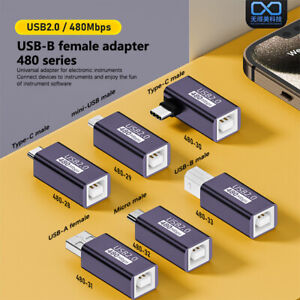 USB-B To Type-C Mini USB Adapter For Printer Micro-USB Converter Electronic D Ni