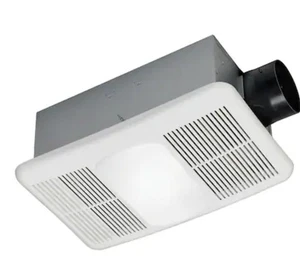 Utilitech Ventilation Fan Heater Model 0498842 1.5-Sone 80-CFM w/ Light. U - Picture 1 of 5