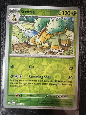 Grotle 011/162 Reverse Holo Common SV05: Temporal Forces NM - Image 1 of 2