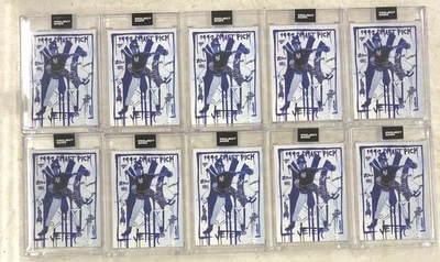 Lot (x10) Topps PROJECT 2020 DEREK JETER by Gregory Siff card #93 - Image 1 of 4