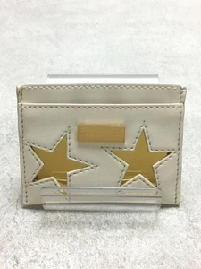 STELLAMcCARTNEY Card Case Faux Leather CRM Women's - Picture 1 of 4