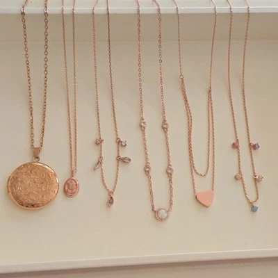 Rose Gold Filled Bundle Pendant Necklaces Jewelry - Image 1 of 4