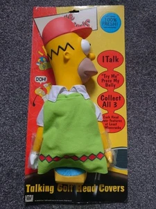 Vintage The Simpsons Talking Golf Head Cover Homer 2000 Toy - New In Packaging - Picture 1 of 5