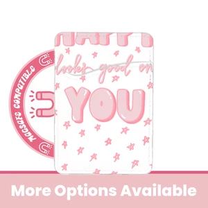 abbyrose Happy Looks Good on You MagSafe Porte Carte Poche pour iPhone 12-16 - Photo 1 sur 7
