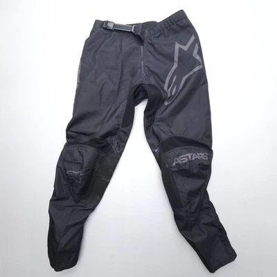 Pantalones de Moto Alpinestars Grafito Fluido Talla 30 Negros Ajustables Ligeros MX Foto 1 de 4