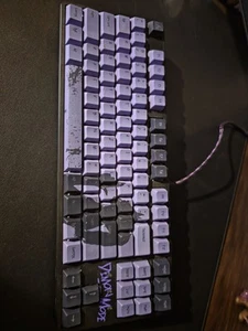 RARE ! Clavier Matrix Clix Elite 3 80% TKL Mécanique Mode Démon Bobine Câble Touches - Photo 1/4