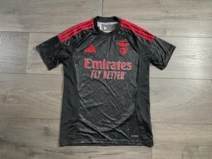 Adidas Benfica 2024/25 Away Black Jersey Men’s Size Medium New JX9175 - Picture 1 of 11