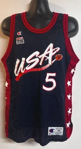 Olympia Dream Team U.S.A. #5 Grant Hill Champions Basketball Trikot Herren Gr: 44 - Bild 1 von 11