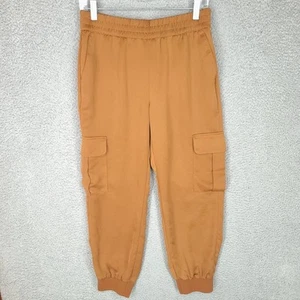 Banana Republic Pants Womens Small Orange Cargo Joggers Pull On Elastic Waist - Picture 1 of 10