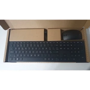 HP Wired Keyboard and Mouse Set QWERTZ Layout Black Slim Low profile quiet keys - Picture 1 of 1