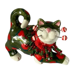 WhimsiClay Amy Lacombe christmas Ornament Whiskers - Picture 1 of 10