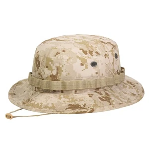 US Military Surplus GI Water Repellant Boonie Hat, Made in USA (Desert Marpat... - Picture 1 of 1