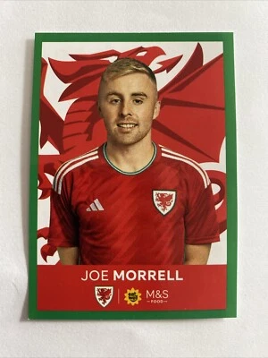 M&S Food/Panini Family Official Wales Sticker #20 Joe Morrell