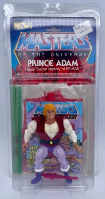 Prince Adam MOTU Vintage Mattel Masters of the Universe 12-Back 1984 1er lanzamiento Foto 1 de 4