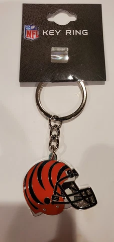 NFL - CINCINNATI BENGALS OFFICIAL TEAM HELMET KEY CHAIN RING Cover