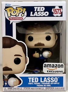 Funko Pop! TV Ted Lasso with ball #1573 Amazon Exclusive In Stock - Picture 1 of 4