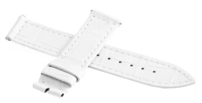 Franck Muller Geneve Ladies 16mm x 16mm White Alligator Leather Watch Band  - Image 1 of 4