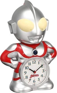 SEIKO Cock Ultraman character type Talking Alarm Clock JF336A F/S From Japan - Picture 1 of 2