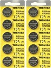 10 x New Original Toshiba CR2032 CR 2032 3V LITHIUM BATTERY BR2032 DL2032-EX2032