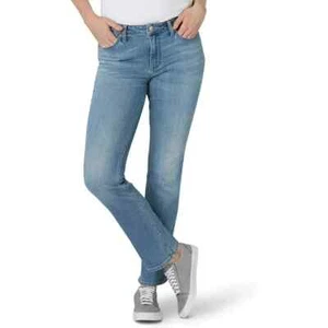 NUEVO CON ETIQUETAS Lee Jeans Azul Legendary Denim Calce Regular Tiro Medio Talla Grande 24W Elastizado - Imagen 1 de 6