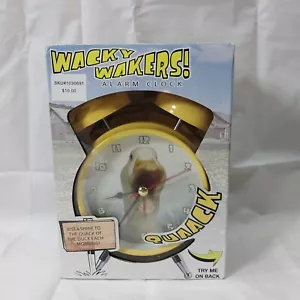 Wacky Wakers de colección! Reloj despertador a batería Duck Quack probado funcionando - Imagen 1 de 3
