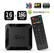 Box TV 4K Smart Boitier X96 Q ANDROID 10.0 Ultra HD WiFi 2GB 16GB