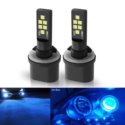 New 2x 880 Ice Blue LED Bulbs Bright Upgraded SMD Fog Light Direct Replacement - Image 1 of 4