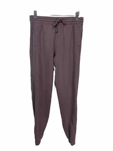 Felpa TNA Aritzia Cozy Fleece XS marrone pantaloni felpati joggers tasche - Foto 1 di 13
